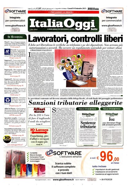 Italia oggi : quotidiano di economia finanza e politica